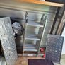 Powerfix aluminium ladder with platform plates Image 2