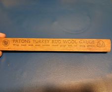 Vintage Rug Wool Gauge