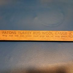 Vintage Rug Wool Gauge