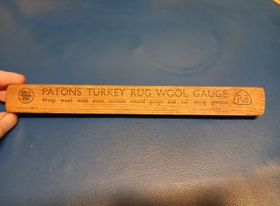 Vintage Rug Wool Gauge