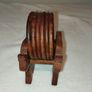 Handcrafted wooden Coaster Set Image 2
