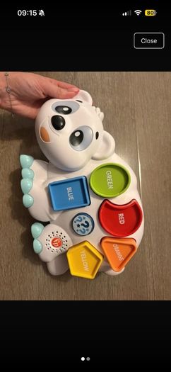 Fisher price polar bear shape sorter