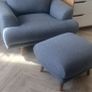 EZ Living Armchair & Footstool Image 6
