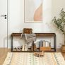 Bench for Dining Room Bench, 120 x 30 x 46.5 cm, Kitchen Bench, Dining Bench in Industrial Design, Sturdy Metal Frame, Easy to Assemble, for Kitchen, Living Room, Entrance, Bedroom Image 4