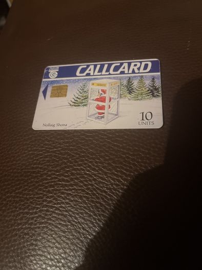 1990's Christmas theme telecom eireann call cards x 3