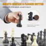 Chess Set, Folding Chess Board, Magnetic Chess Pieces, Travel Chess Games Toys for Kids Adults, Portable Chess Board Set, Educational Board Games Gifts Image 4