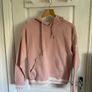 Gym + Coffee pale rose sweatshirt with hood Image 2