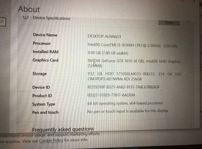 gaming laptop