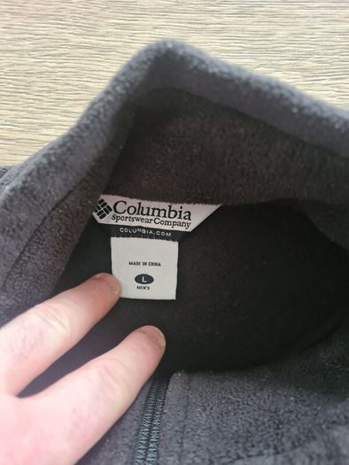 Columbia "Iowa" black fleece size large