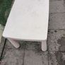 IKEA MAMMUT Childrens table in outdoor pink 77x55 cm Image 6