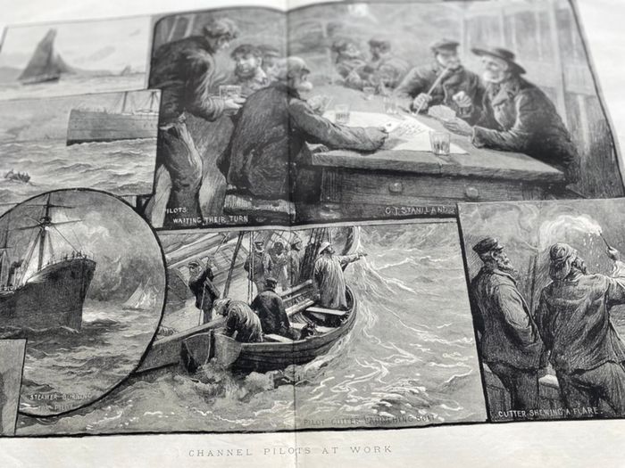 750 bound pages 1889 Graphic Magazine