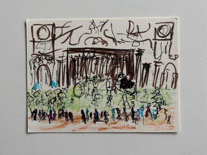 Original Art Orchestra Concert Music Art