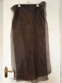 Black sheer wrap