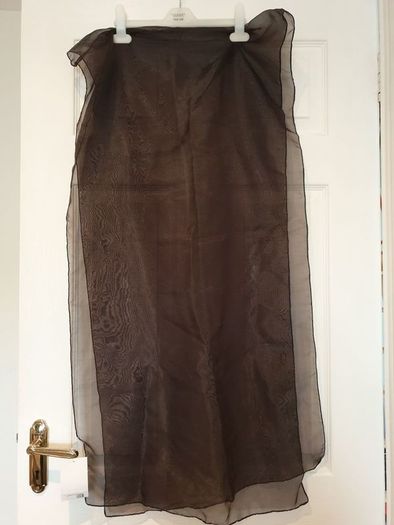 Black sheer wrap