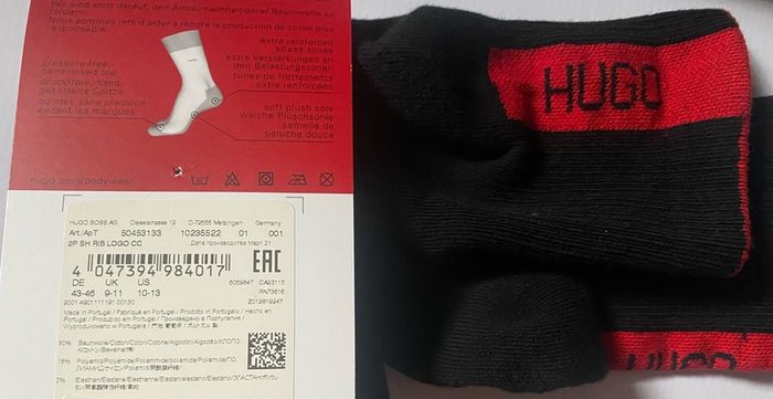 Hugo Boss Socks size 43 46 brand new