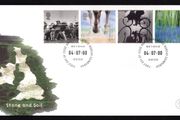 2000 Great Britain Millennium Projects 7th Series "Stone and Soil" Commemorative Stamps Royal Mail Addressed First Day Cover (FDC)