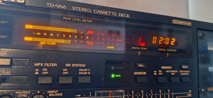 JVC TD-V66 3 Head Cassette Deck