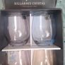 Killarney Crystal Set of 4 Stemless Wine Glasses Image 2