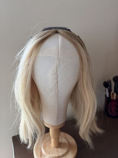 Goldylost Blake 14" Human Hair Silk Topper - Blonde