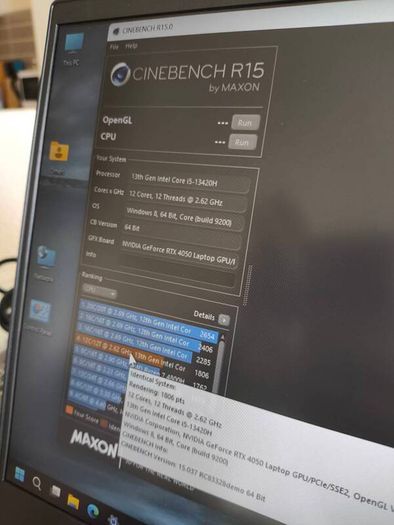 Brand New Gaming Laptop Hp Omen Intel i5 13420H 8/12 RTX4050 6GB 120W GDDR7 16GB DDR5 5600mhz 512GB NVMe PCIE 4.0 16.1" 1080p 144hz Ips 250nits Win11 RGB
