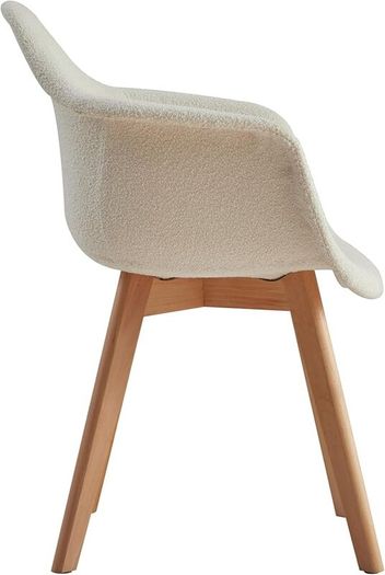 Set of 2 Scandinavian Boucle Armchairs