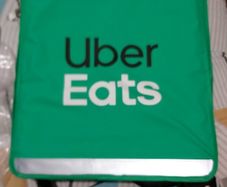 UBER Delivery Bag and Rider Jacket