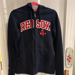 Official MLB Boston Red Sox Womens Full Zip Hoodie (Antigua) Size S