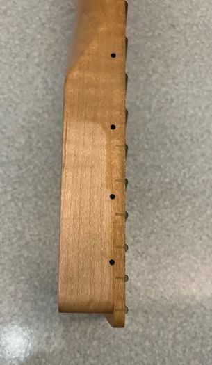Fender telecaster Squier maple neck fretboard black dot inlays white pearl painted headstock and 22 frets Electric guitar parts accessories