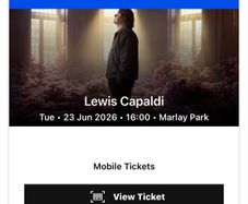Lewis Capaldi Tickets for Marley Park