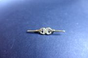 Vintage gold tone faux gold brooch