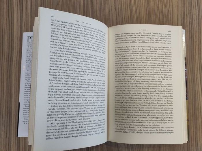 Signed Bill Clinton biography