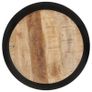 Coffee Table Black 68x68x30 cm Solid Mango Wood Image 3