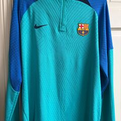 nike Barcelona football half zip