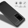Samsung Galaxy S20 Ultra Case Cover Carbon Fiber Design Shockproof Black Armor - FHT02SMK3 Image 7