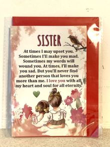 Sister Birthday Card