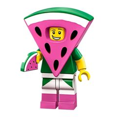 Lego WATERMELON DUDE Minifigure Lego Movie 2 Lego Minifigure
