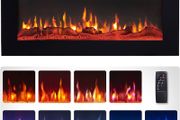 NEW SALE |  3 in 1 Electric Fireplace, Freestanding, Wall Mounted, Recessed, 9 Colour Flame Effect, Media Wall Compatible, 900W - 1800W Heater