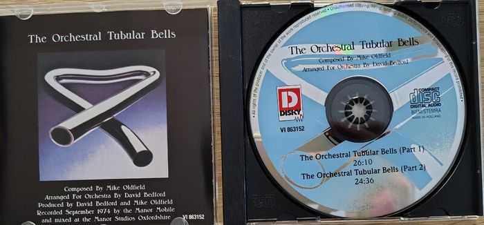 Mike Oldfield & Royal Philharmonic Orchestra - The Orchestral Tubular Bells CD (1975) Prog Classical EX+