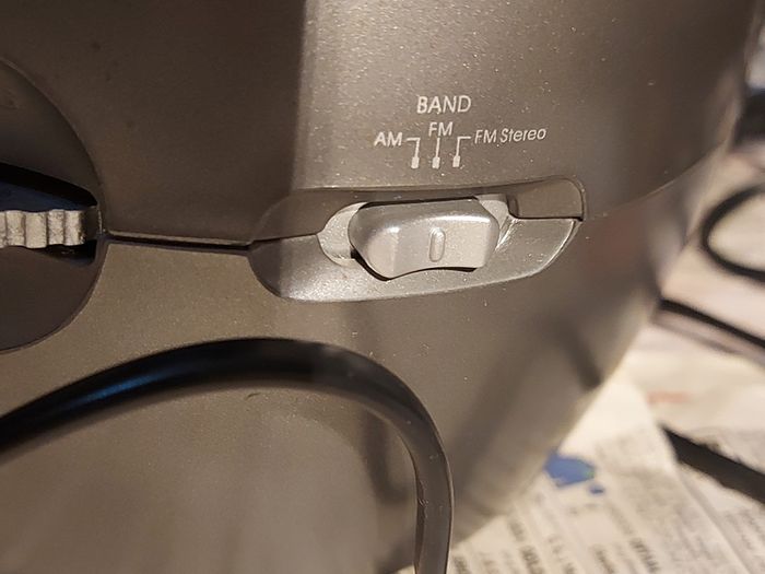 Logik CD Stereo With Cassette, Model LCCSTR10, in good condition, Radio and CD work fine, Tape play button not staying engaged, Forward and rewind work