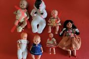 Vintage - highly collectible dolls house dolls