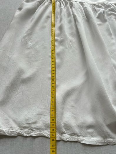 New Collection White Sleeveless Smock Babydoll Mini Dress