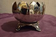 Vintage Viners Silver Plate Rose Bowl