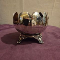 Vintage Viners Silver Plate Rose Bowl