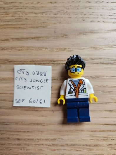 lego cty0788 city jungle scientist, set 60161