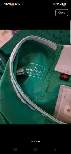Ireland u20 player issue jersey with gps pouch 2023