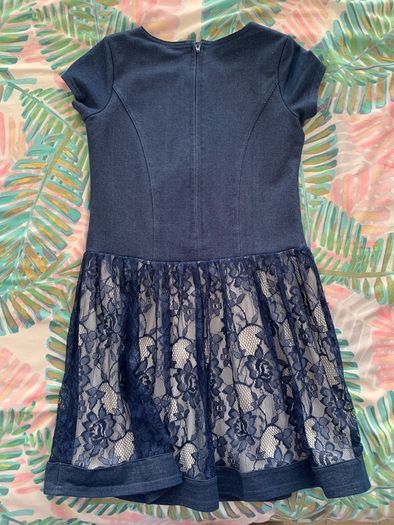 Navy beautiful dress size 6yrs