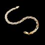 Vintage Italian 18K Gold & 925 Silver Bracelet Image 4