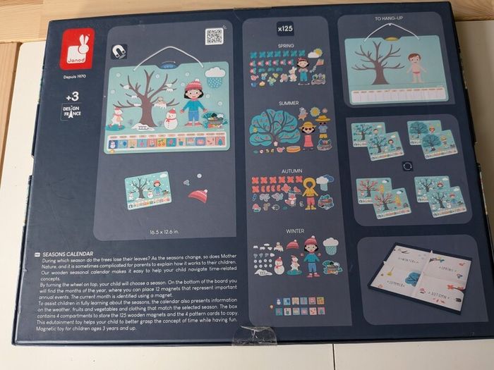 Wooden Seasons Calendar