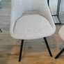 2 EZ Living Fabric Dining Chairs Image 3