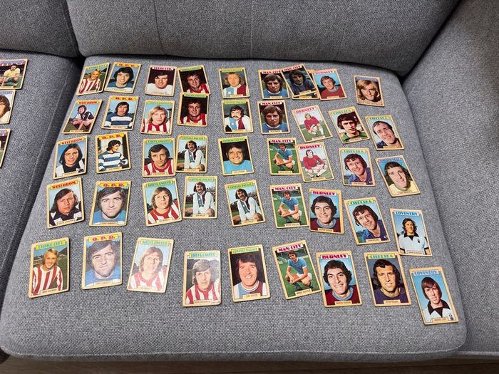Football Cards. 1970s